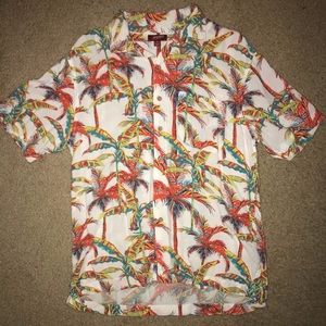 Arizona Jean Palm Tree Button Down
